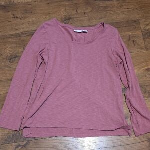 Sigrid Olsen Mauve Long Sleeve Tee